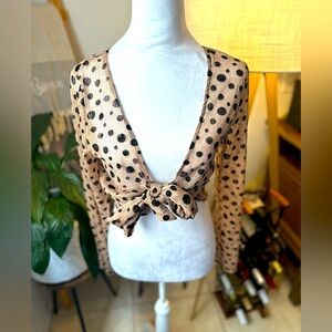 Your Love Alone Is Dot Enough Polka Dot Top